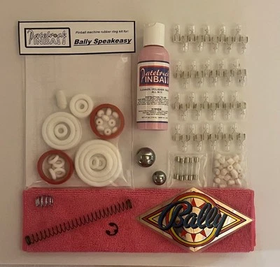 1982 Bally Midway Speak Easy Speakeasy 4 Pinball Machine Maintenance Tune Up Kit - Image 1 of 4
