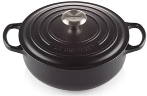 LE CREUSET SIGNATURE Salteadora 24cm | Hierro Fundido Inducción 3,4L Negro - Imagen 1 de 1
