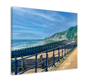 Eastbourne Prom, East Sussex, on canvas. Sixe: 60 x 80 CM - Picture 1 of 3