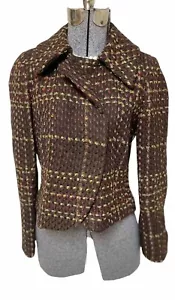 NEW Garfield & Marks Blazer Size Petite 12P Winged Collar Jacket $389 Made In NY - Picture 1 of 23