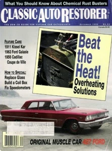 CLASSIC AUTO RESTORER 1992 DEC - 63 427 GALAXIE, KISSEL SEMI-RACER, 56 de VILLE - Picture 1 of 1