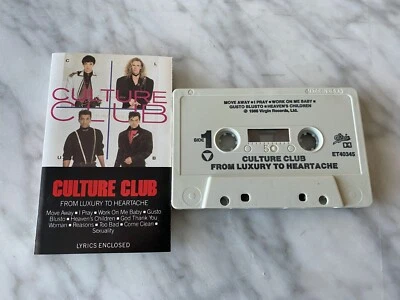 Culture Club From Luxury To Heartache CASSETTE Tape 1986 Virgin OET 40345 RARE! - Image 1 of 3