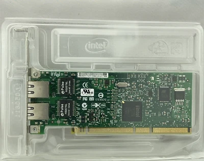 Intel PWLA8492MT 82546GB chip dual port high speed server network card - Image 1 of 3