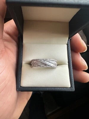diamond baguettes White gold ring - Image 1 of 4