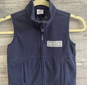 Prodoh Blue Pullover Vest Kids Sz 6 Cozy & Cute - Picture 1 of 3
