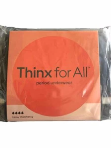 Thinx Period Underwear Heavy Absorbency Small NWT Black - Picture 1 of 3