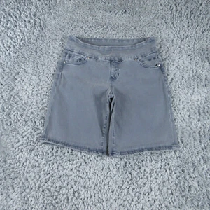 Pantalones Cortos JAG Jeans Para Mujer 10 Azul Calce Clásico Elástico Pull On Chino 31x9* - Imagen 1 de 17