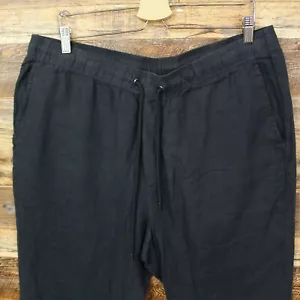 Pantalone uomo utility James Perse taglia 4 nuovo $225 lino esercito MKO1370 - Foto 1 di 10