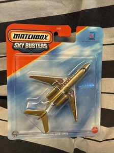 Matchbox Sky Busters® #10 Cessna Citation X 2025 dorado | FSC - Imagen 1 de 2