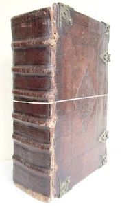 1738 BIBLE in DUTCH ILLUSTRATED w/ MAPS MASSIVE FOLIO in DUTCH antique BIBLIA - Picture 1 of 12