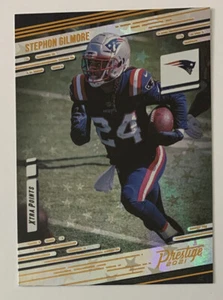 Panini Prestige Stephon Gilmore 2021 New England Patriots Xtra Points HYPER #118 - Imagen 1 de 2