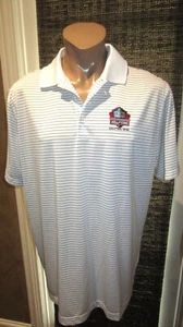 BELLA Camicia Nike Golf Polo Uomo XL Pro Football Canton, OH Hall of Fame - Foto 1 di 10