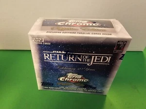 2023 Topps Cromado Star Wars Edición Zafiro Caja El Retorno del Jedi SELLADO - Imagen 1 de 3