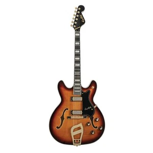 Neuwertige Hagstrom VIK67-G-VSB '67 Viking II Semi-Hollow Gitarre, Vintage Sunburst - Bild 1 von 5