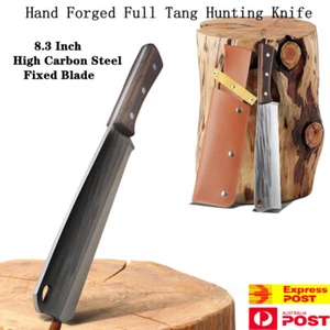 Cuchillo de caza de acero de alto carbono con funda Full Tang 8,3 pulgadas EDC BEAST HUNTER - Imagen 1 de 8