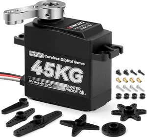 45KG Servo Motor Steering High Torque for Rc: HV 8.4V Coreless Waterproof Digita - Picture 1 of 6