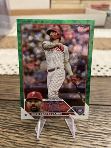 2023 Topps Chrome Nick Castellanos Philadelphia Phillies Green /499! 🔥🔥 - Picture 1 of 2