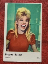 '58 BRIGITTE BARDOT CARD MAPLE LEAF Serie L #53