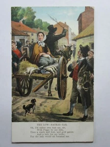 IRE03 - c1910 - "LA CABINA CON RESPALDO BAJO" Irlanda Dublín Cómic Postal 8259 - Imagen 1 de 2