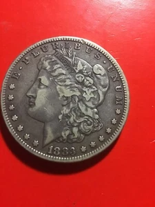 1883-S Morgan Silver Dollar, Circulated, - Picture 1 of 2