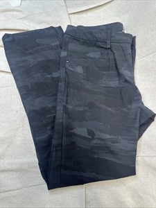 Pantalones Lululemon Para Hombres 36 Negro Gris ABC Pantalón Camuflado Ligero Recto Informal Hombres - Imagen 1 de 4