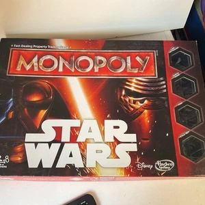 Star Wars Monopoly Board Game. In Used Condition Complete - Picture 1 of 6