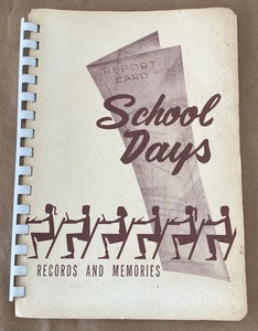 Vintage School Days book Records and Memories spiral bound 1962 WinCraft ed. - Picture 1 of 6
