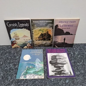 South West Cornish Devon Demons Druids Haunted Legends Tales Booklet Bundle of 5 - Imagen 1 de 23