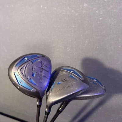 Palos de golf Tiger Shark Lady Shark para mujer diestra 3 palos madera híbridos 3 4 5 Foto 1 de 4