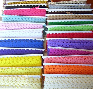 1,50 m de RUBAN GALON CROQUET ZIG ZAG SERPENTINE ** 5 mm ** Couture Scrapbooking - Picture 1 of 45