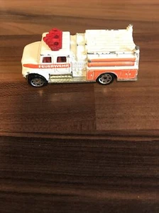 Matchbox 1:100 International Pumper Made in China 1998 White Orange VGC 0000 - Picture 1 of 6