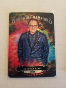 2020 UD Goodwin Champions 3D Lenticulars Splash of Color #129 Stephen Root Actor