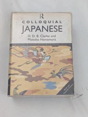 Colloquial Japanese  Clarke / Hamamura Book + Audio Cassette 1989 - Image 1 of 2