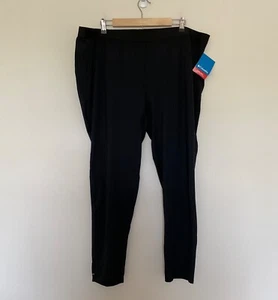 Columbia Womens Sz 3X Omni-Heat Midweight Baselayer Leggings Black Skiing - Picture 1 of 15