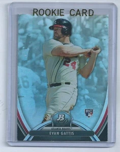 Tarjeta de novato Evan Gattis 2013 Bowman Platinum #12 - Imagen 1 de 1