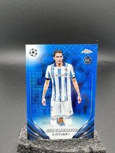 2024 Topps Chrome UCC Japan Arsen Zakharyan RC Blue Mojo Refractor /75 #7018 Tao - Picture 1 of 2