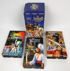 The Sinbad Collection (3 VHS Box Set © 1991) Special Effects by Ray Harryhausen - Imagen 1 de 22