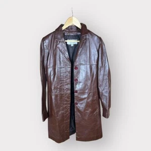Wilson’s Leather Maxima Vintage Leather Jacket Sz S Brown Women's Leather Jacket - Picture 1 of 4