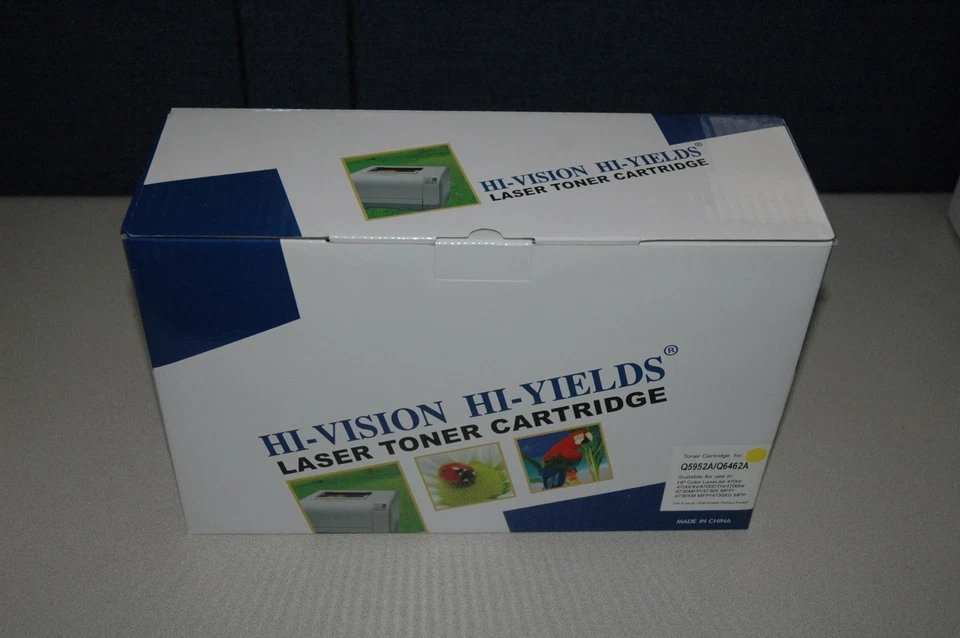 Repuesto de cartucho de tóner HI-VISION HI-YIELDS ® para Q2672A (amarillo) Foto 1 de 1