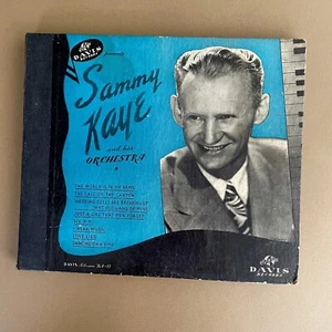 RARE: Set of 4 - SAMMY KAYE & His Orchestra (1946) Davis Recs 10" 78 RPM Shellac - Picture 1 of 10