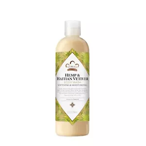 Nubian Heritage Body Wash Detergente Vetiver alla canapa indiana e haitiano per tutta la pelle Ty - Foto 1 di 4