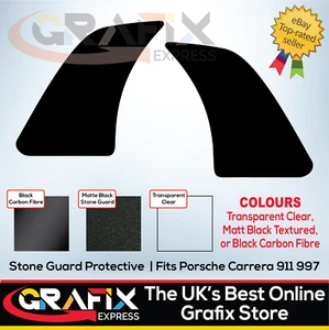 Stone Guard Protector Stickers For Carrera 997 Clear, Matt Black or Carbon Fibre - Picture 1 of 9