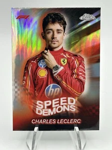2024 Topps Chrome Formula 1 F1 Speed Demons #3 Charles Leclerc - Picture 1 of 2