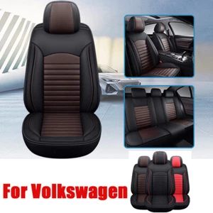 For Volkswagen VW Jetta GLI Car Seat Cover Full Set/Front Cushion Deluxe Leather - Picture 1 of 23