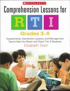 Comprehension Lessons for RTI: Grades 3-5 by Elizabeth Stein LIKE NEW - Imagen 1 de 2