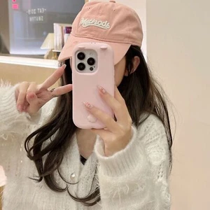 For iPhone 16 15 14 13 Pro Max 3D Cute Cartoon Case Silicone Rabbit Phone Cover - Picture 1 of 6