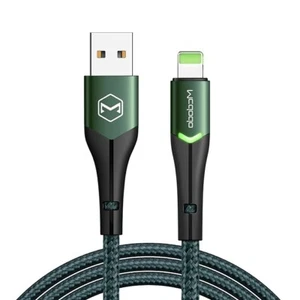 MCDODO USB Cable LED Fast Charging Charger Data Cord For iPhone 14 13 12 11 X XR - Picture 1 of 11