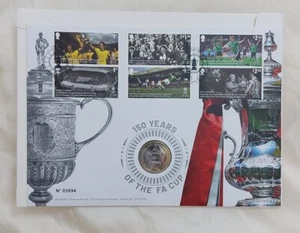 150 Years Of The FA Cup £2 Coin Cover No 3894 - Picture 1 of 4