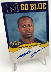 TK Legacy MARLIN JACKSON AUTO Signed M GO BLUE MGB96 Card MICHIGAN WOLVERINES - Picture 1 of 6