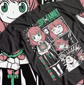 SPY x FAMILY Unisex T-Shirt - Loid Yor Anya Bon Forger Manga Anime Tee - Picture 1 of 8